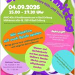 Plakat zum Spielenachmittag für clevere Kids und Jugendliche am 04.09.2026 in Bad Driburg.