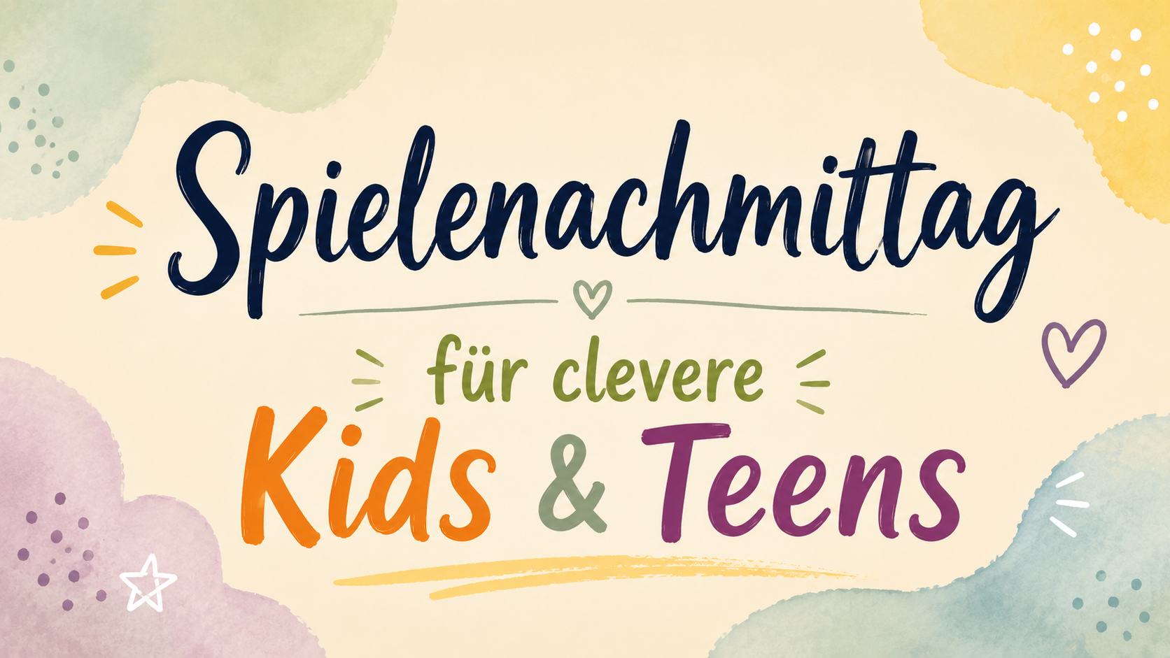 Spielenachmittag für clevere Kids und Teens in Bad Driburg